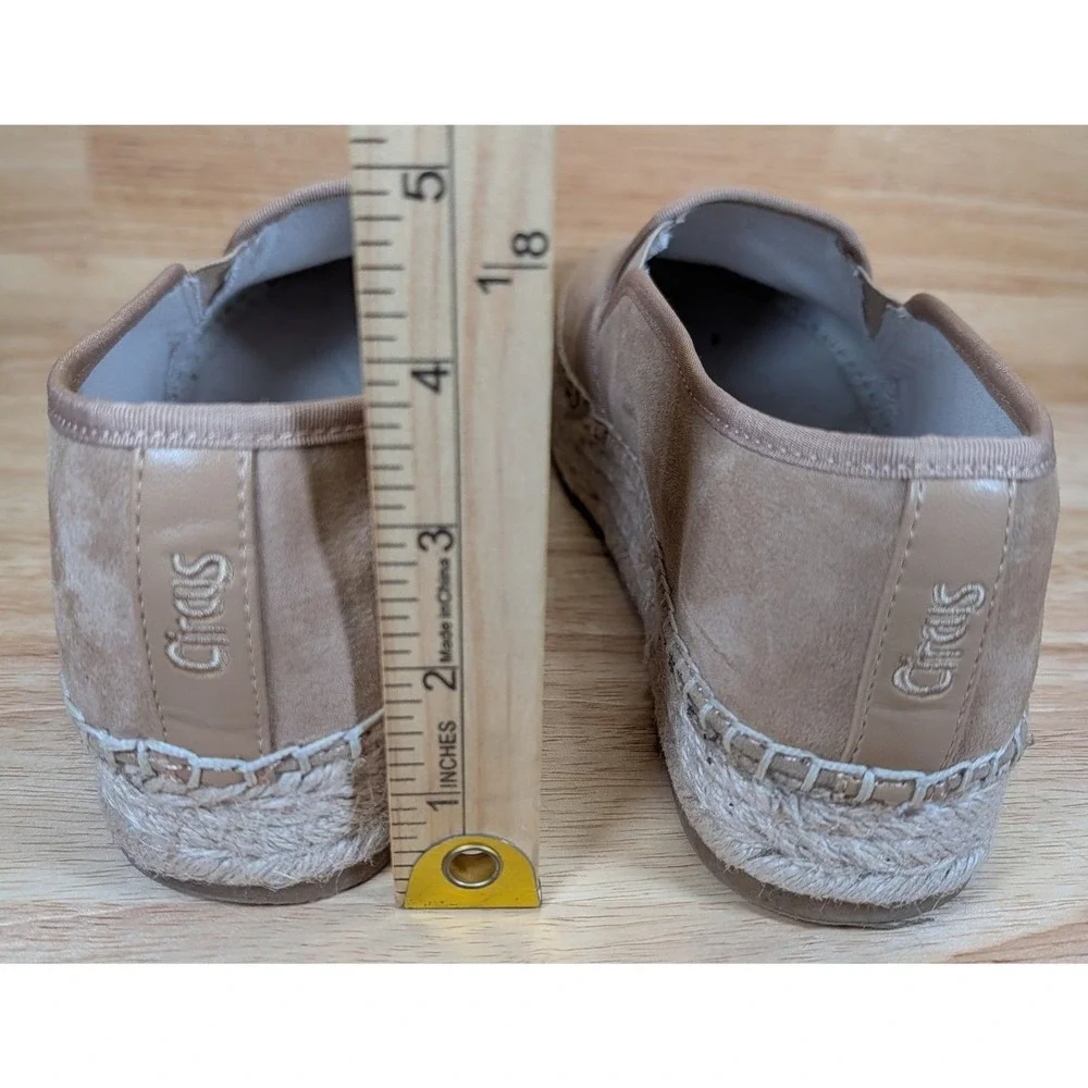 Circus by Sam Edelman Espadrilles Women's 9.5‎ Tan Slip-On Platform Shoes